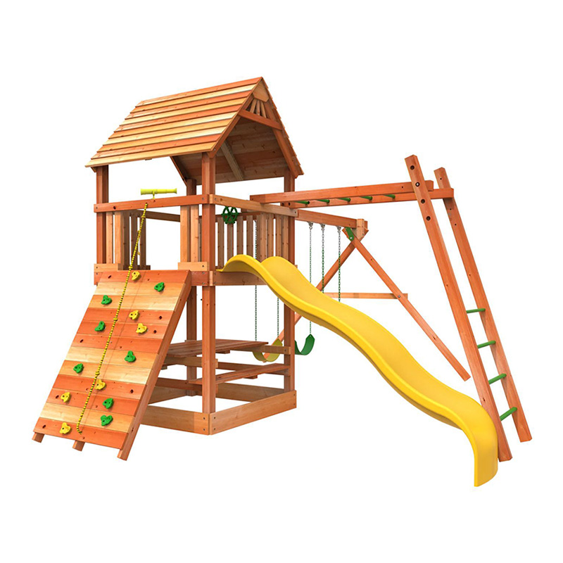 Woodplay Monkey Tower Swing szett